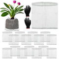 16 Pcs Gopher Baskets 3 Gallon Root Guard Proof Stainless Wire Steel Trap | 10" X 14" Mesh Cage with Gloves Root Protection for Gophers Moles Voles, Bulbs Tubers Trees Orchid Flowers Planting Baskets - size: 14"X14"-16 Pack