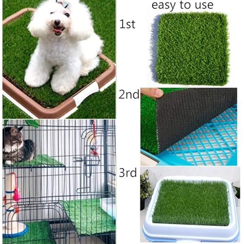 Hamiledyi 12 Pcs Chicken Nesting Box Pads Artificial Grass Rug Carpet Synthetic Turf Mat Nest Box Bedding for Chicken Coop Pet Garden Lawn Indoor Outdoor（12"x12"） - size: 12 Pcs Green