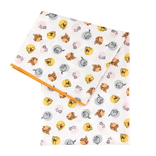 Bumkins Disney Baby Splat Mat for Under High Chair, Babies Toddlers Eating Mess Mat, Waterproof Reusable Cloth for Arts and Crafts, Playtime Mat for Kids, Floor or Table 42inx42in, Winnie The Pooh - color: D3 Winnie & Friends