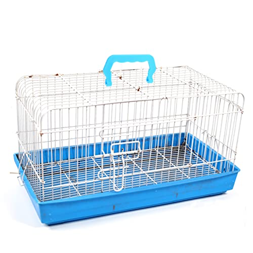 Angoily 30pcs Portable Pet Cage Handles Plastic Replacement Handles for Bird Cage Compact Lightweight Design for Outdoor Travel Comfortable Grip for Easy Carrying - color: Sky-bluex3pcs, size: 11x6cmx3pcs