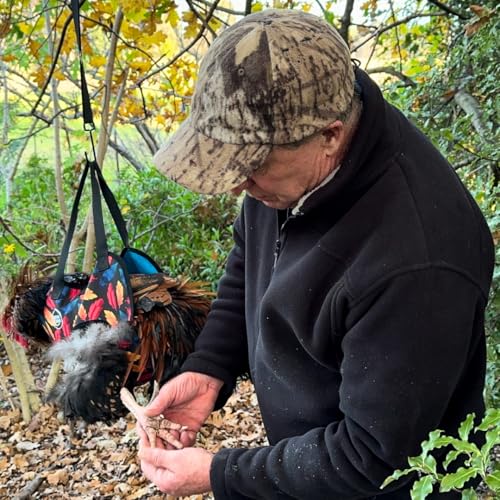 DOWN UNDER OUTDOORS Chicken Carrier Sling Holder Bag with Handle (Large) | Chicken Accessories for Foot Treatment, Medic, Leg Injuries, Bumblefoot, Poultry Farm Carrying, Transport, Three Sizes - size: 11.0"L x 1.0"W x 14.0"H