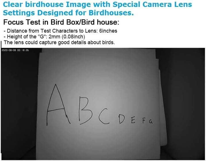 WIWACAM WiFi Bird Box Camera, 4K HD Snapshot 2K Video, Designed for Birdhouse birdhouses, for Robins Wrens Tree Swallows, Live Video to Phone, Easy Install, Night Mode, microSD Card Slot