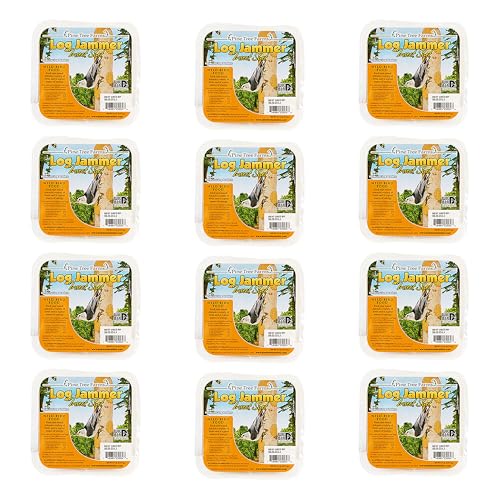 12 Pack Pine Tree Farms Log Jammer Insect Suet 3 Plugs Per Pack (36 Plugs Total) - size: 3 Count (Pack of 12)