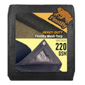 70% Black Shade Cloth 12x24 ftHeavy Duty Mesh Tarp with Grommets Weather-Resistant Sun Shade Netting for Dump Trucks Pergola Greenhouse Chicken Coop Patio Plants Growing Outdoor Protection - size: 12x24 ft