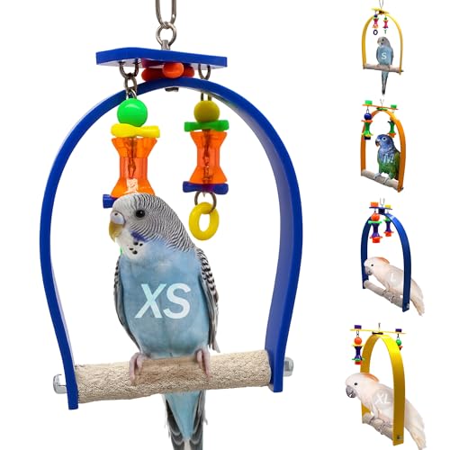 Sweet Feet and Beak Whirly Bird Swing, X-Small Indoor Pedicure Perch - size: Extra Small