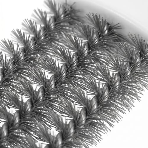 FOMIYES 5pcs Bird Cage Cleaning Tool, Wire Brush with Integrated Scraper for Tough Stains, Scrubber for Aviary, Hamster Cages, and Small Animal Crates