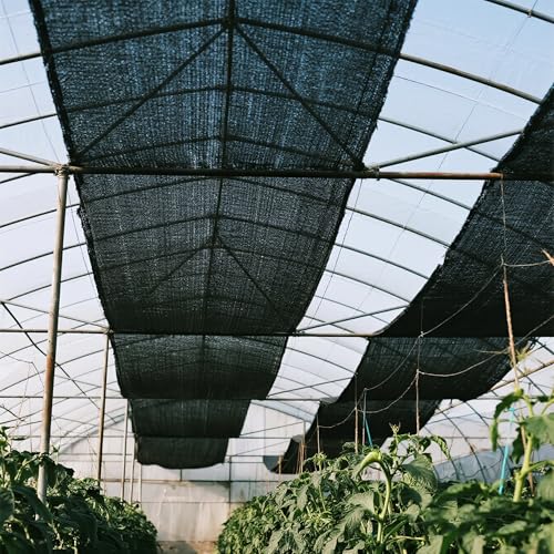 winemana 120x6 FT Outdoor Shade Cloth for Garden & Plants - 40% Large Black Mesh Tarp, UV Resistant Woven Shade Fabric for Greenhouse Farm Row Cover Vegetables Sun Protection Poultry Run - size: 40%-6 FT x 120 FT