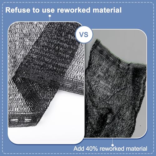 LOVE STORY 6.5x16.5FT 55% Black Shade Cloth Sun Shade Net UV Resistant Mesh Tarp Plant Cover Sunblock Net for Garden,Greenhouse,Vegetables,Flowers - color: 55% Shade-Black, size: 6.5FTx16.5FT