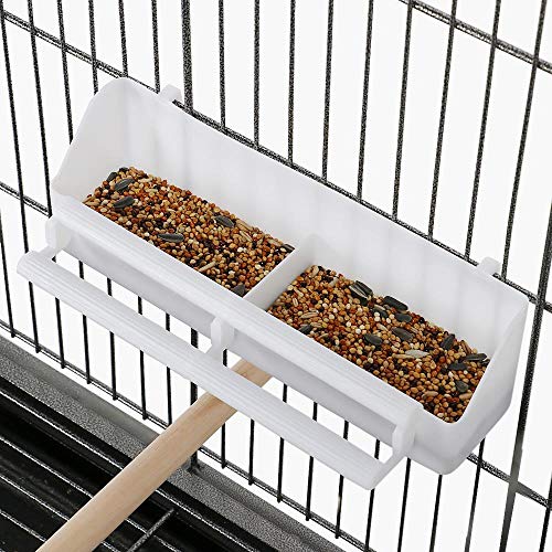 Topeakmart Wrought Iron Large Flight Parrot Bird Cage with Rolling Stand for Multiple Parakeets Conure Cockatiel Cage - size: Large