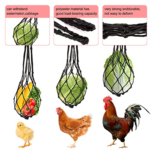 8PCS Chicken Toys for Coop Accessories, Chicken Swing, Xylophone, Mirror, Vegetable Hanging Feeder, Fruit Rack for Poultry Rooster Large Bird Parrot Lovers’ Entertainment Gift