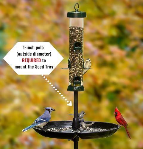 Seed Buster Seed Catcher Tray - REQUIRES a BirdsUP Single Pole | Requires a BirdsUP single pole