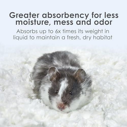 Kaytee Clean & Cozy White Paper Bedding, Made for Small Animals, 24.6 Liters - size: 24.6 Liter