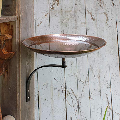 Achla Designs Burnt Copper Birdbath Bowl - color: Burnt Copper, Black