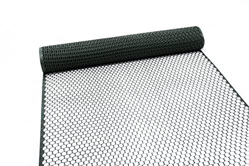 Tenax Poultry Fence - Durable Plastic Poultry Fencing - 4 ft x 25 ft - Green Plastic | Poultry Hex Mesh - color: Green, size: 4-ft x 25-ft