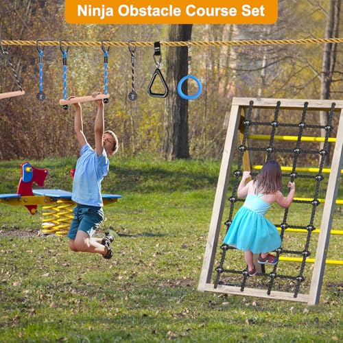 Climbing Cargo Net for Kids Outdoor 30" x 139" No-Knot Nylon Rope Climbing Net Heavy-Duty Playground Climbing Net for Treehouse, Swing Set, Backyard Climbing Frame, Playset Climbing Ladder Net Black - color: Black - 30" X 139"