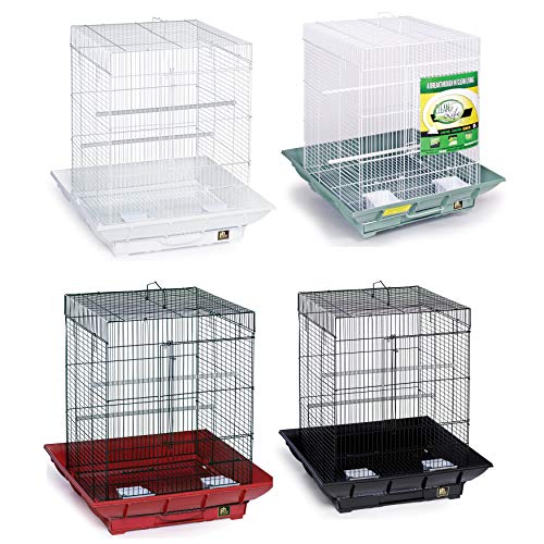 Prevue Hendryx SP850G/W Clean Life Cockatiel Cage, Green and White - color: Green/White