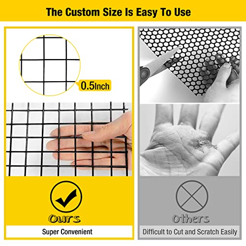 Aivituvin Chicken Coop Chicken Wire Netting Barrier Poultry Fence Keep Your Flock Safe from Predators