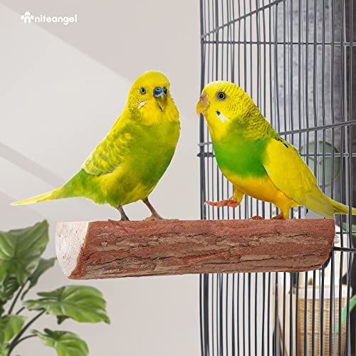Niteangel Parrot Cage Perch, Wooden Platform for Birds (2 Packs) - size: 2 Packs