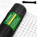 KLEWEE Bird Netting, 7.5 x 100 FT Heavy Garden Netting Deer Netting Fence | Fruit Tree Plant Vegetable Protection, 3/4" Fine Mesh from Birds Deer Squirrel Animals, UV Resistant, 10 Stakes & 50 Zip Ties - size: 7.5 x 100 FT