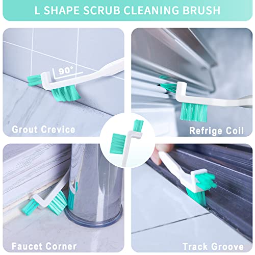 Lumkew Small Cleaning Brush Tight Spaces, 8pcs Crevice Cleaning Brushes Tool for Household Use, Tiny Cleaning Brush Mini Parts Humidifier Toaster - size: A-8pcs
