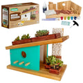 Modern Birdhouse Woodworking Kit | Complete DIY Birdhouse for Kids & Adults, Build Your Own BirdhouseKit for Creative Woodworking Crafts