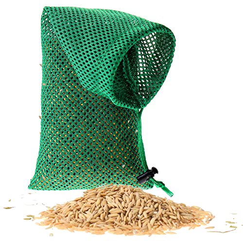 Weewooday 6 Pieces Finch Sock Feeder Thistle Seed 4.7 X 11 in,Dark Green | Thistle Seed Sock, Hanging Instant Seed Bag, Bird Feeders, for Outdoors Garden Yard Patio, Wild Bird, Nyjer Attracts Songbird - color: Dark Green