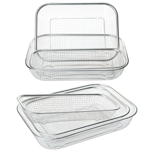 Utensil Drying Rack, 2 Pack Utensils Holder Dishwasher Silverware Basket | Compact Dish Rack, Kitchen Counter Drainer, Chopsticks, Spoons, Forks, Knifes Drainer Organizer - size: S, M, L