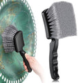 Brush for Bird Baths, Bird Bath Cleaner with Ergonomic Handle and PVC Bristles, Gentle Yet Effective Cleaning for Wigglers, Feeders, Hook Design 1 Pack