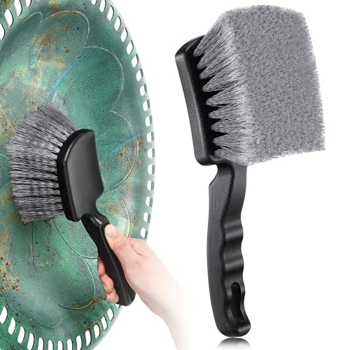 Brush for Bird Baths, Bird Bath Cleaner with Ergonomic Handle and PVC Bristles, Gentle Yet Effective Cleaning for Wigglers, Feeders, Hook Design 1 Pack