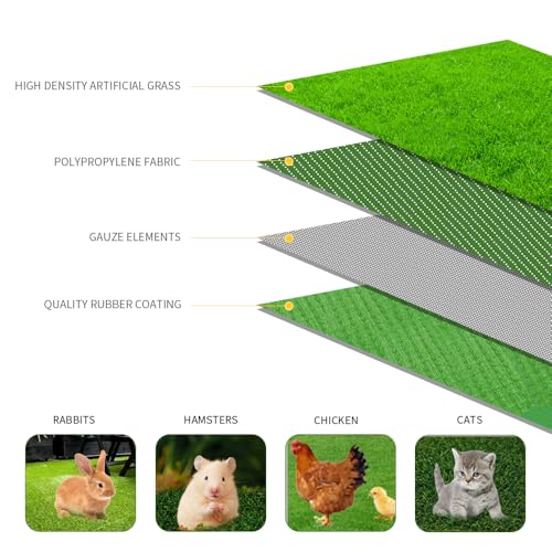 Nesting Pads for Chicken Coop, Nesting Box Pads 6PCS 12"×12"×1.2" Nesting Box Pads for Chickens, Nesting Pads for Laying Eggs, Reusable Nesting Pads for Chicken Coop/Chicken Nesting Box
