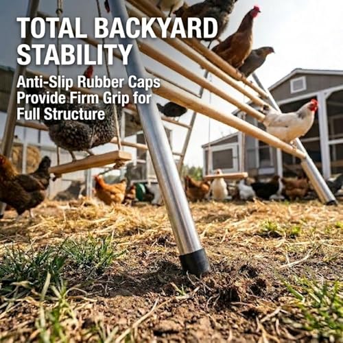 CHIKENCOOP Chicken Coop Roosting Perch Essentials：Perfect for Backyard Poultry, Easy Installation Farm Roost Toys for Chickens(81.7''L x 41.3'' W x 41.7H'') - size: 81.7"L x 41.3"W x 41.7"H