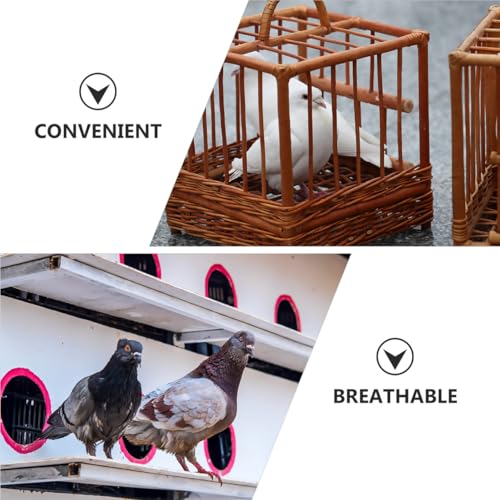 Pigeon Nest Pad 10 Pack 7.87X7.87 Inch Coconut Coir Bird Mat Lightweight Breathable Nesting Pad for Homing Pigeons Egg Breeding Accessories