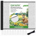 Deer Fence Netting 4ft x 75ft, Heavy Duty Plastic Mesh Deer Netting with Pre-Strung Reinforced Edge, Reusable Temporary Garden Fence, Animal Barrier for Yard, Poultry & Pets, Protect Plants & Crops - size: 4ft X 75ft