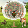 6'x6' Fruit Tree Netting Cover with Zipper and Drawstring | Ultra-Fine Mesh Garden Plant Insect Pest Net Barrier to Prevent Squirrel Bird Deer Cicadas Bag for Blueberry Tomato - size: 6ftx6ft