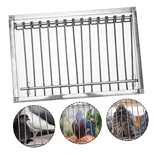 Steel Pigeon Cage Door Bird Racing Entry Door Pigeon Supplies Secure Lock