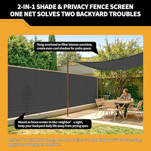 90% Sun Shade Cloth for Garden 10x20Ft UV Resistant Mesh Tarp,Black - color: Black, size: 10' x 20'-Finished Size