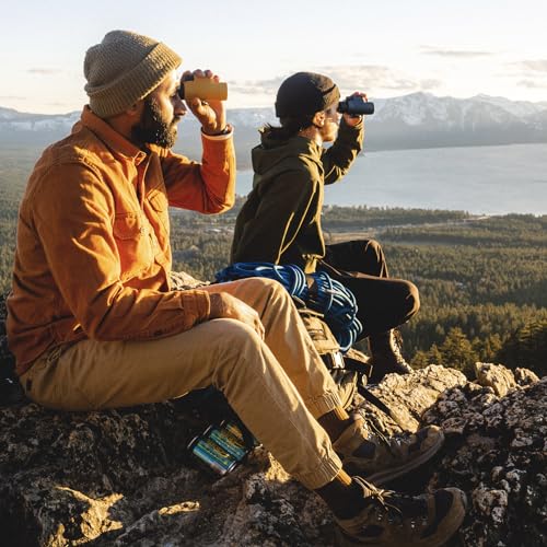 Nocs Provisions Zoom Tube 8x32 Monocular, Bird Watching & Backpacking | 8X Magnification Telescope, Bak4 Prism, Wide Field of View for Wildlife Viewing - color: International Orange