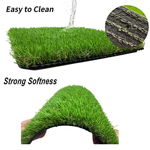 Irieiply 8 Pack 12"x12"x1.2" Chicken Nesting Pads for Laying Eggs, Washable Artificial Grass Carpet Synthetic Turf Mat Nest Box Bedding for Chicken Coop