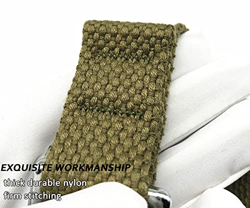 6ft Heavy Duty Tactical Dog Leash Military Brown Cotton K9 Dog Leash | Medium Large Dog Leash Strong for Outdoor Walking Hunting Hiking, Thick Webbing No Tangle Metal Hook - color: coyote brown