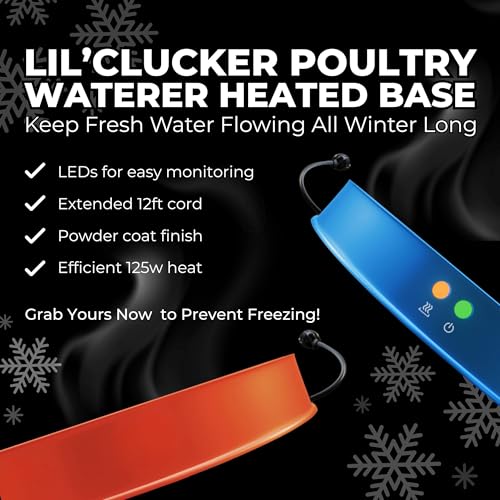 Lil'Clucker Horizontal Chicken Waterer Nipples, Pack of 15 Chicken Nipple Waterer with Drill Bits, Easy Install Automatic Chicken Waterer System, No Leak Chicken Water Feeder, Poultry Waterer - Orange - color: Orange