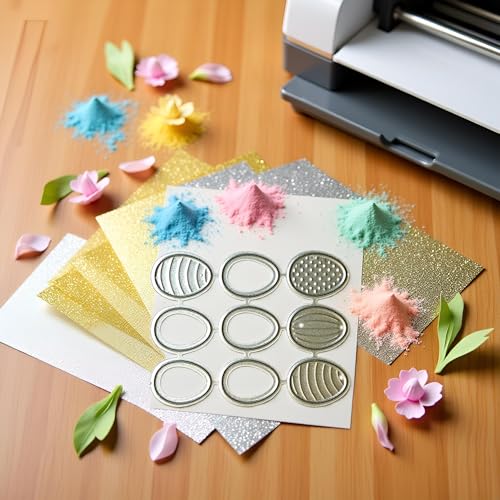 Easter Eggs Metal Cutting Dies Embossing Dies Stamps for Card Making DIY Embossing Photo Album Decorative Craft Embossing Dies Clearance Metal Scrapbooking Die-Cuts Card Making Accessories