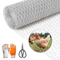 Chicken Wire,16"×50FT Hexagonal Chicken Wire Fencing Mesh for Garden Craft | Hot-dip Galvanized Chicken Wire, Sturdy Chicken Wire Roll Plant Protector,Rabbit Fence, Wire Fence Rolls for Craft Projects - size: 16*50ft