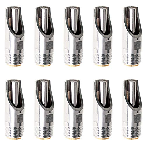 beduan 1/2" NPT Pig Nipple Water Feeder Stainless Steel Automatic Water Drinker for Pigs (Pack of 10) - size: Pack of 10