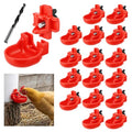 Automatic Chicken Water Nipples and Chicken Water Cups with Drip Catchers, Leak-Proof Gravity Fed Poultry Watering System with Drill Bit for Hens, Ducks and Quails (16 Pack) - color: 16 Pack