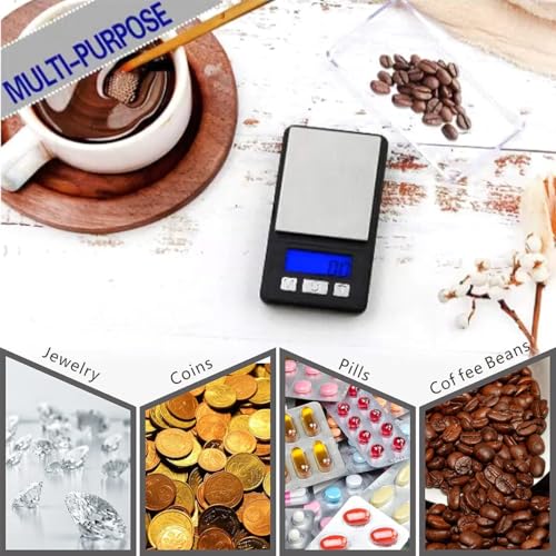 Fuzion Ultra Mini Scale, 1000g x 0.1g Digital Pocket Scale, Grams and Oz 6 Units, Gram Scale with LCD Display, Tare, Battery Included