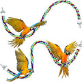 Weewooday 2 Pcs Bird Rope Perches Climbing Rope Bird Cage Accessories for Parrots, Parakeets, Cockatiels, Conures(31.5 Inch) - size: 31.5 Inch