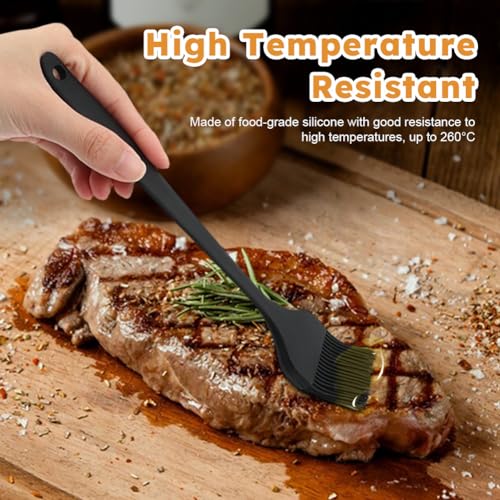 2 in 1 Egg Flipper Spatula Tong, 2pcs Non-Stick Frying Tongs with Silicone Brush Grip and Flip Spatula Tongs Home Kitchen Cooking Tool(3pcs)