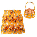 Egg Collecting Apron and Basket, 8 Pouches Chicken Egg Apron for Kids, 7 Pouches Egg Basket for Gathering Fresh Eggs - color: Yellow