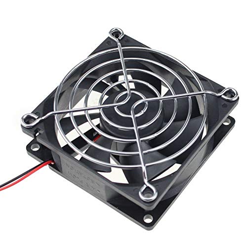 GDSTIME 80mm x 25mm 12V Fan 2Pin DC Brushless PC Computer Case Cooling Fans | Replacement for Desktop Power Supply, Car Audio Amplifier, RV Fridge, Inverter - 80x80x25mm, 8025, 12 Volt, High Performance - size: 80x80x25mm
