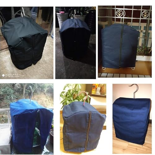 QBLEEV Bird Parrot Cage Cover Shade, Blackout Birdcage Covers, Windproof Light-Proof Sleep Reduces Distractions Night Accessories Cloth Without Cage-12.6x13x17.7in (LxWxH)
